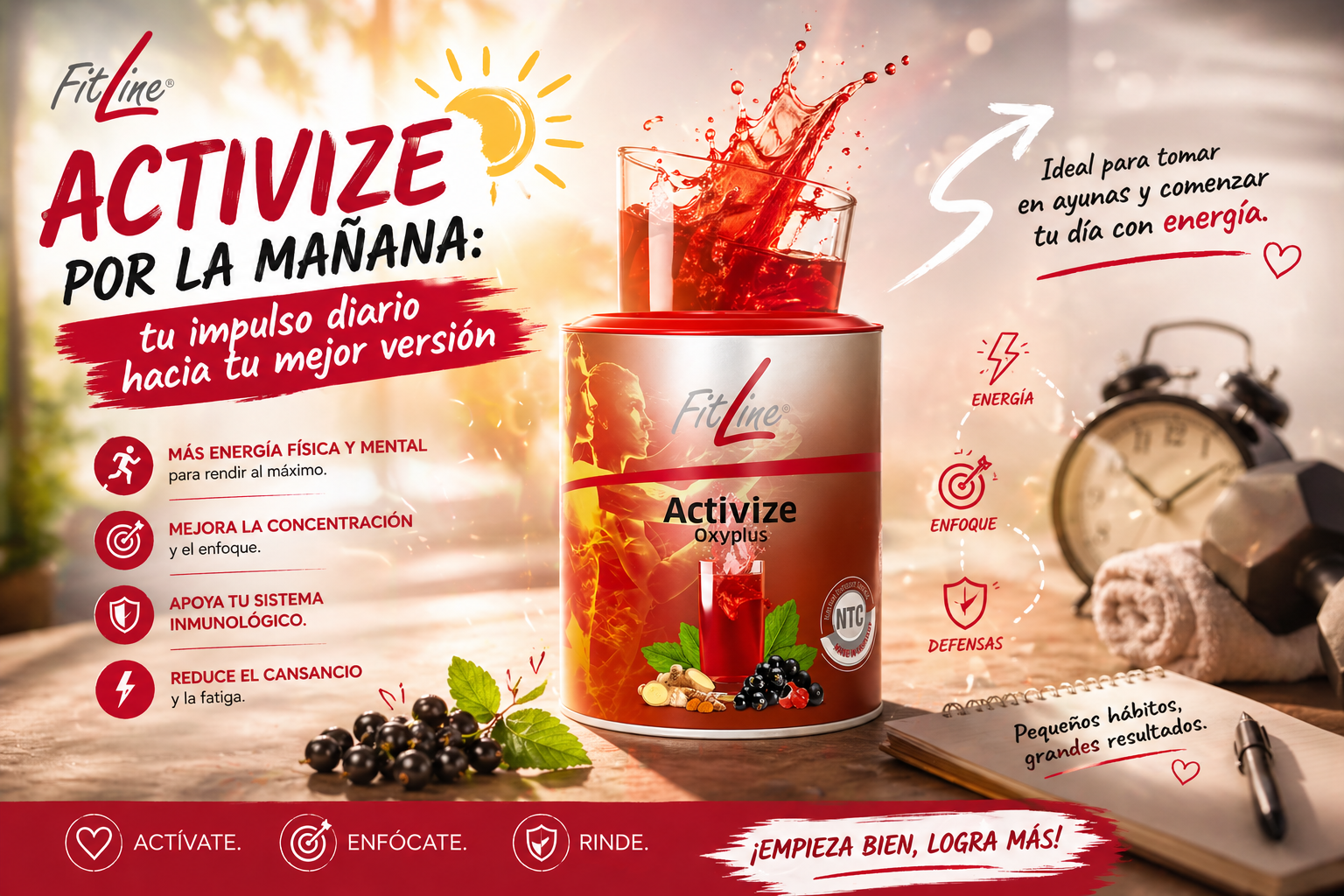 fitline activize por la mañana