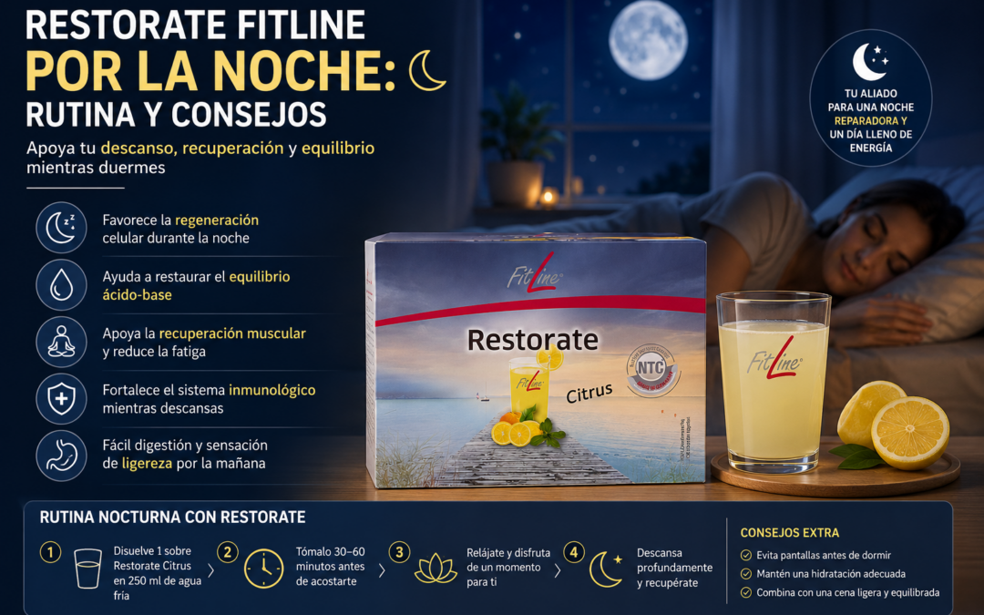 Restorate FitLine por la noche: rutina y consejos